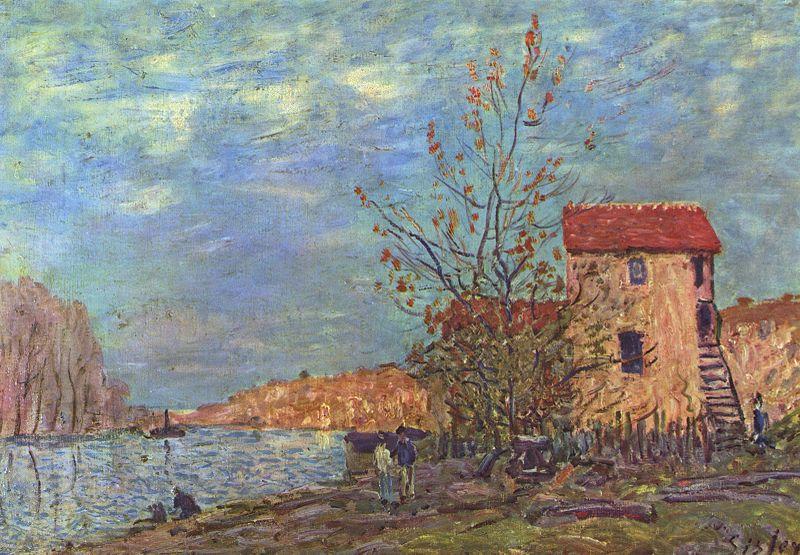 Alfred Sisley Der Loing bei Moret China oil painting art